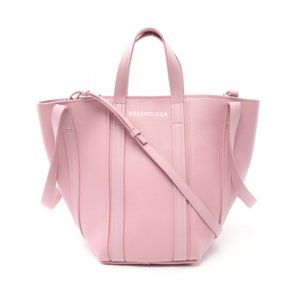 Balenciaga North South Tote Bag Leather Pink